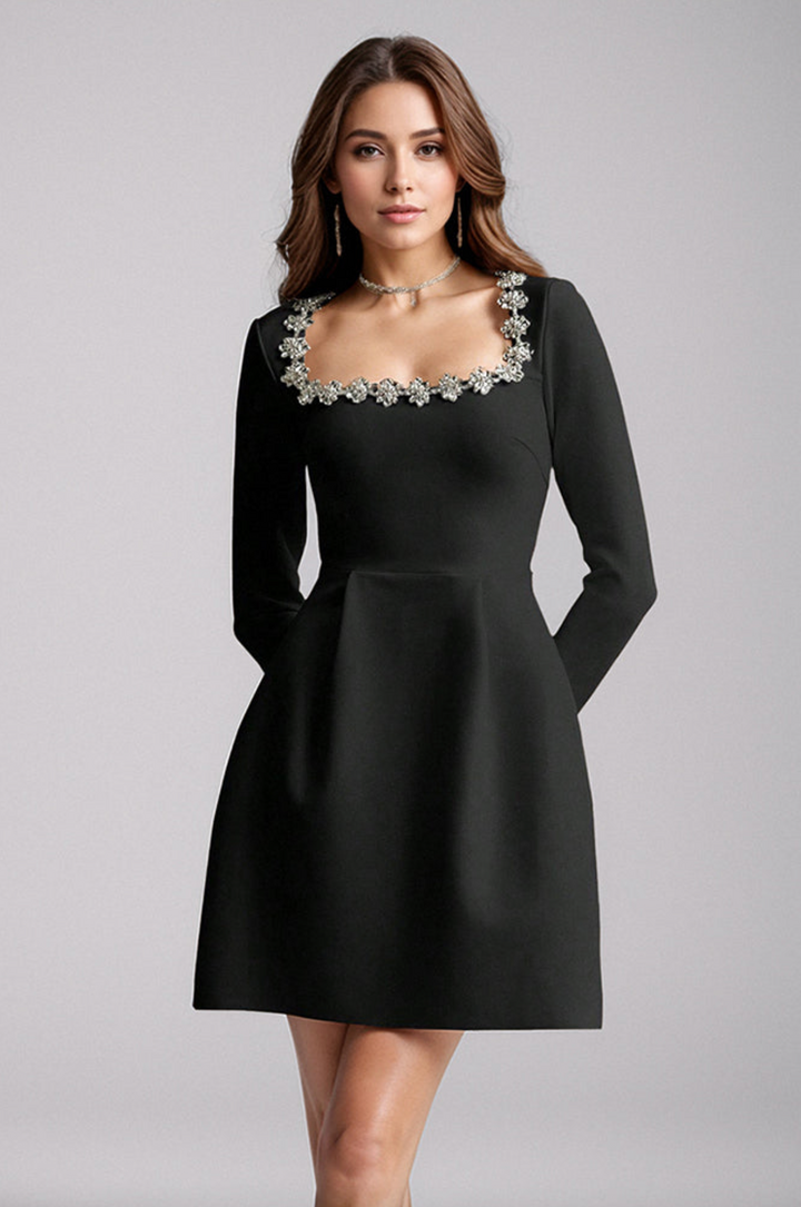 Rayenna - Mini Dress in Bandage Fabric