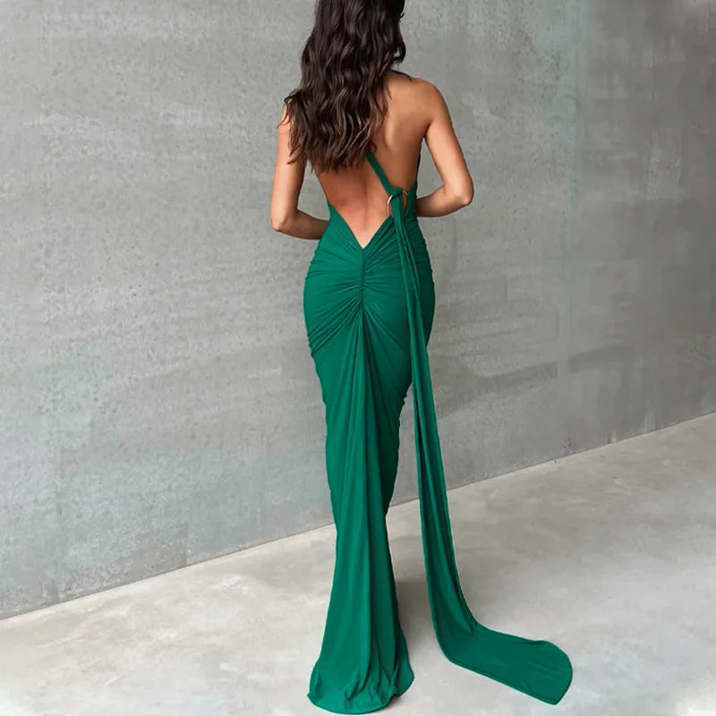 Edelyn - Luxury Evening Dress with Open Back
