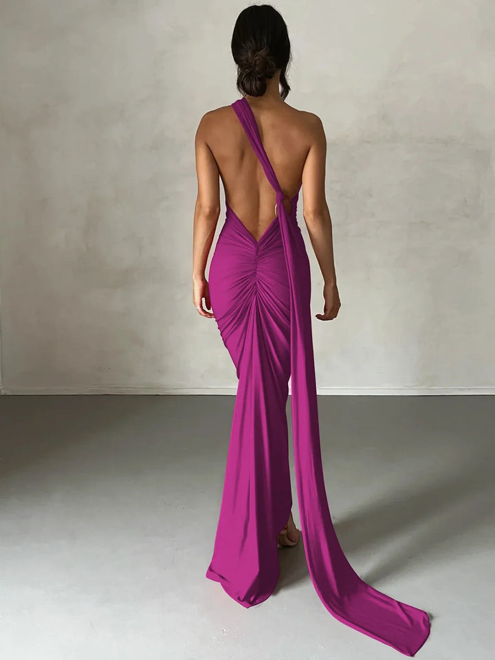 Edelyn - Luxury Evening Dress with Open Back