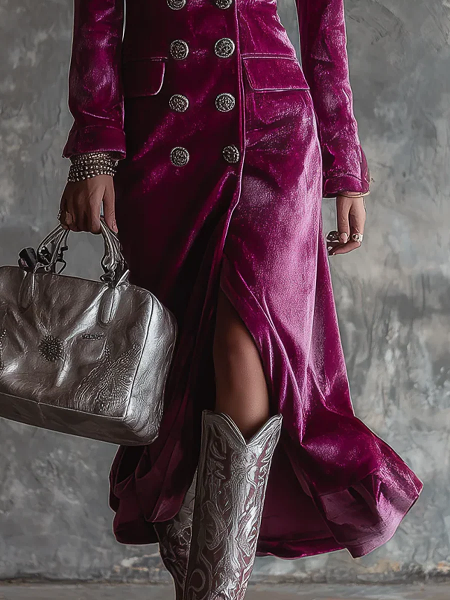 Sadie - Radiant Velvet Power Dress