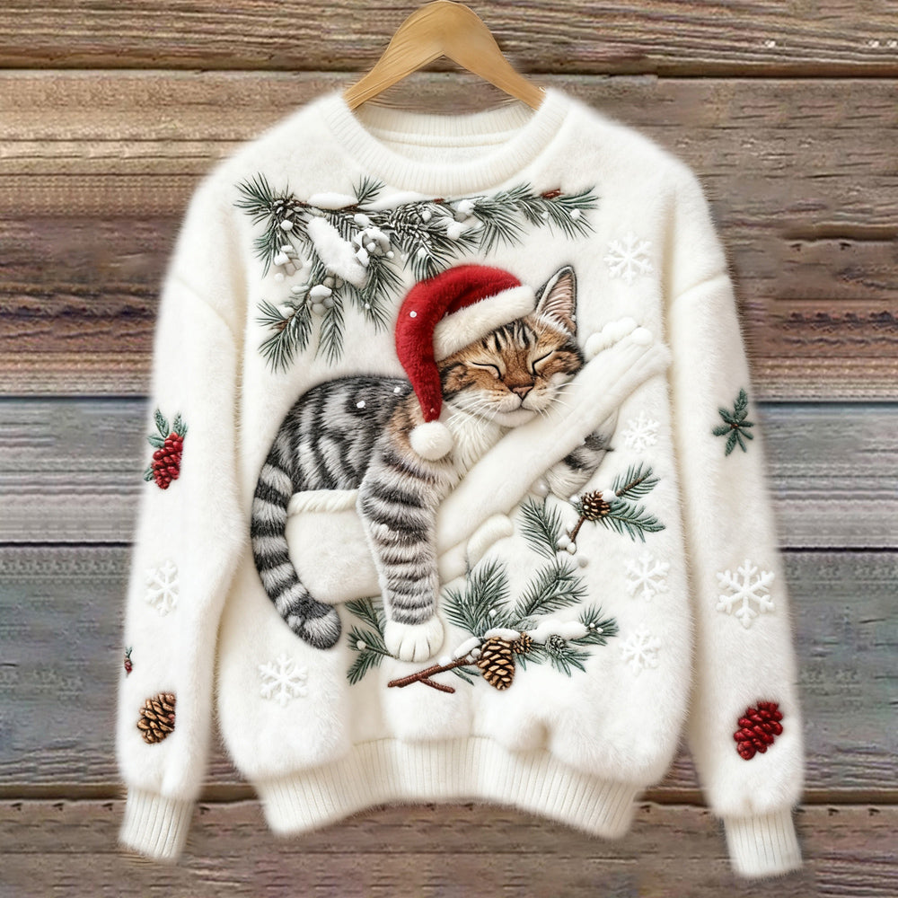 Emmeline - Christmas Cat Sweater