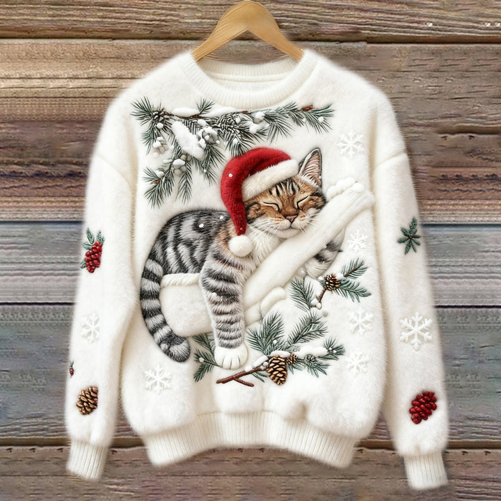 Emmeline - Christmas Cat Sweater
