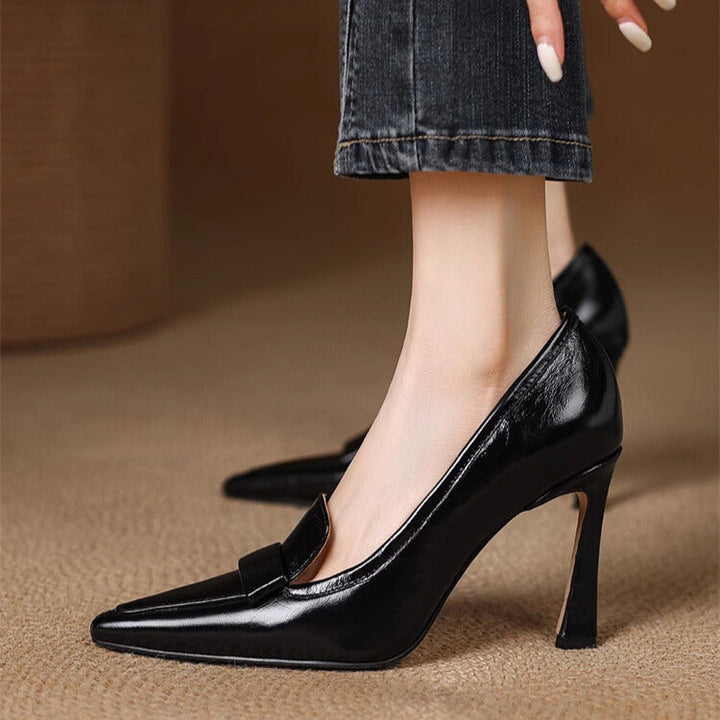 Sasha - Sleek Loafer Stilettos