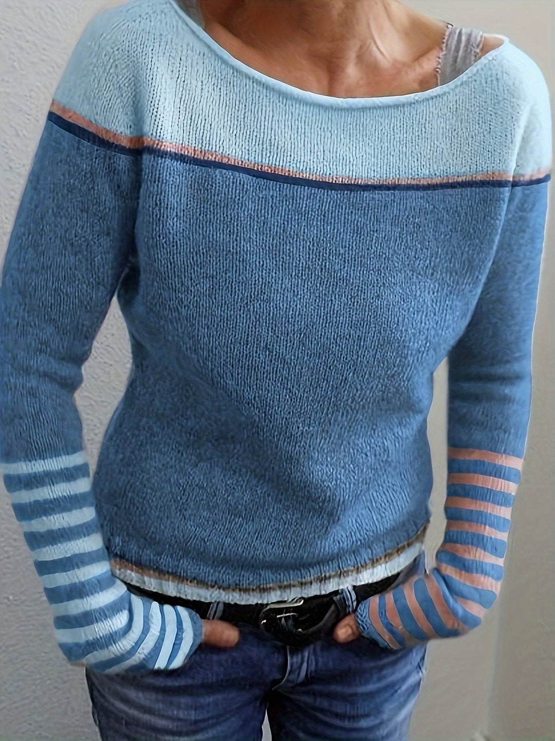 Catherine – Classic Striped Sweater