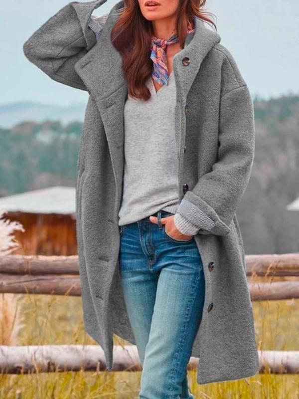 Leona – Chic Longline Winter Coat