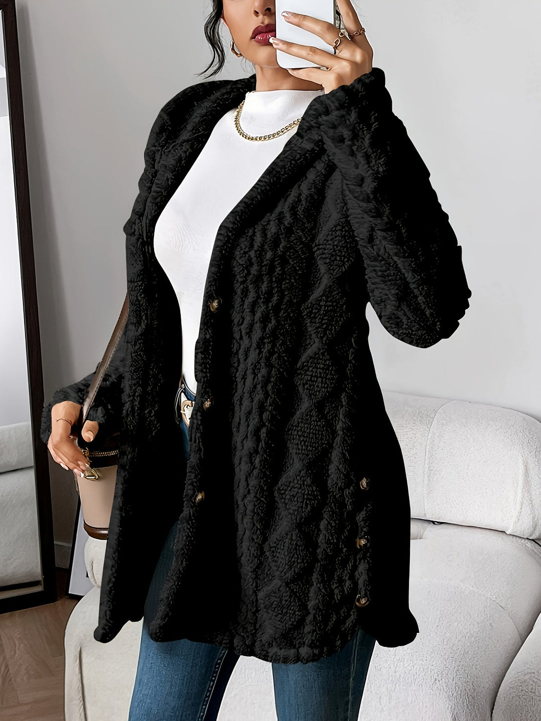 Miku – Cozy Hooded Cardigan