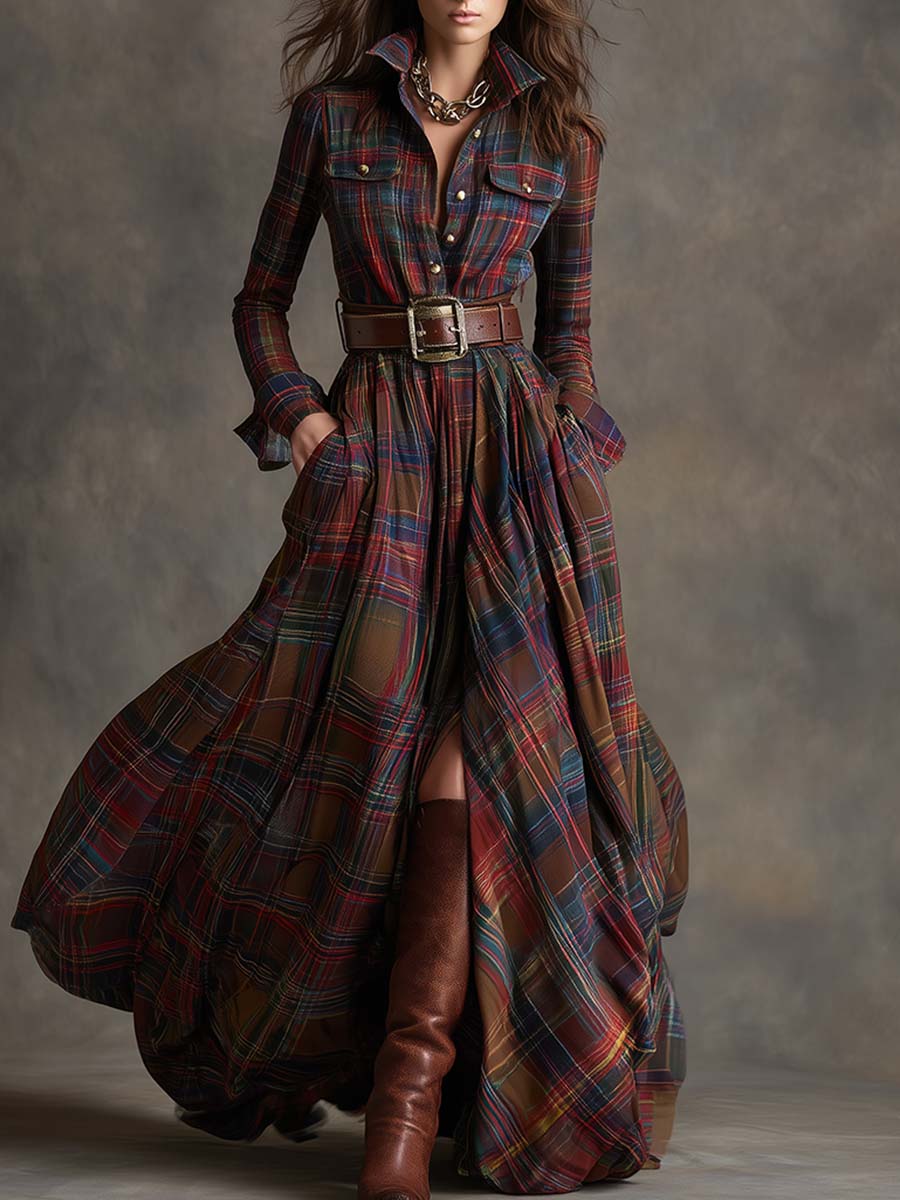 Darcy - Classic Heritage Plaid Dress