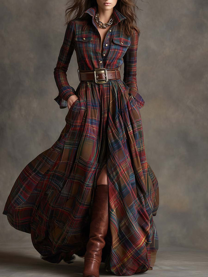 Darcy - Classic Heritage Plaid Dress