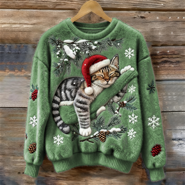 Emmeline - Christmas Cat Sweater