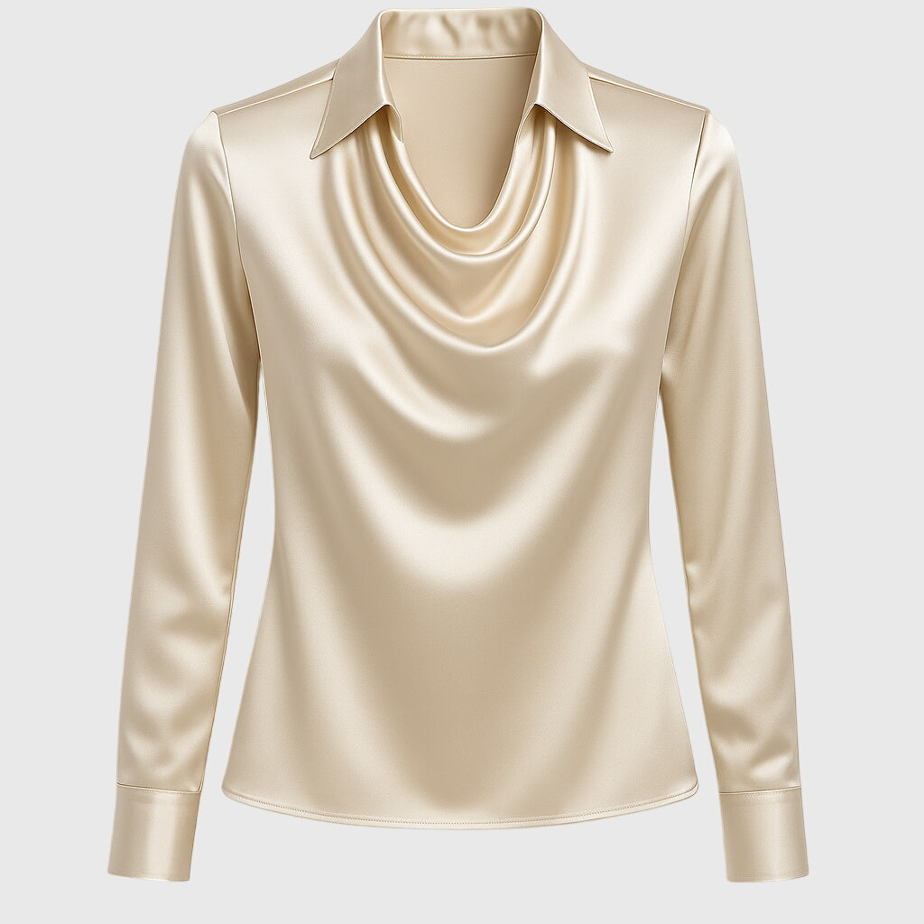 Penelope - Elegant Satin Blouse
