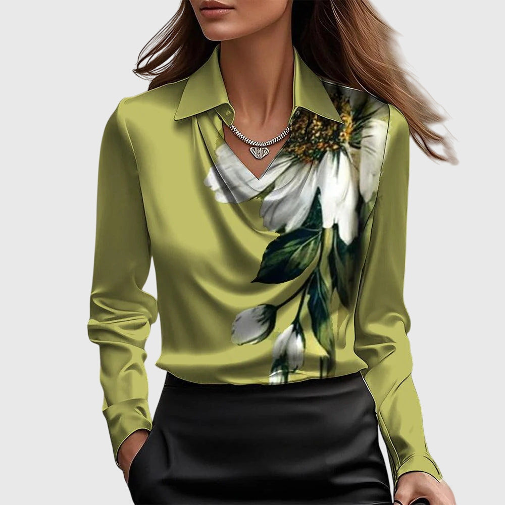 Penelope - Elegant Satin Blouse