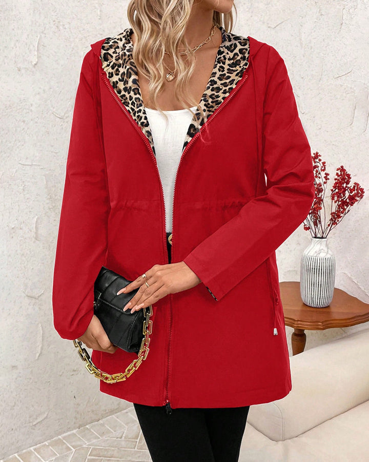 Clarien - Everyday Reversible Animal Print Coat