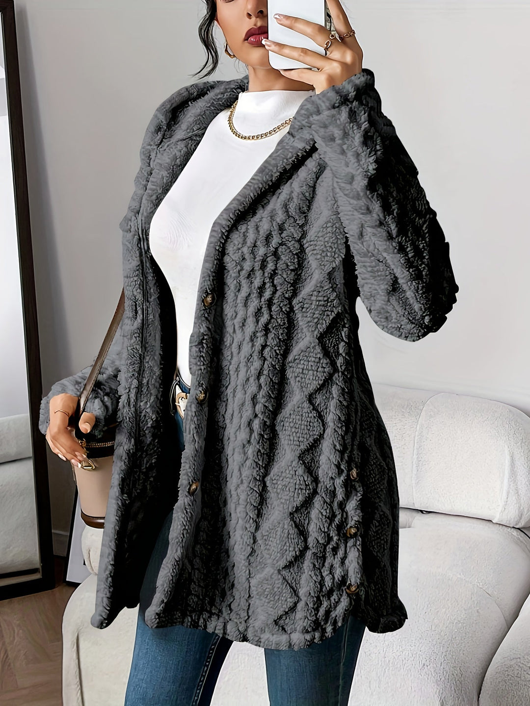 Miku – Cozy Hooded Cardigan