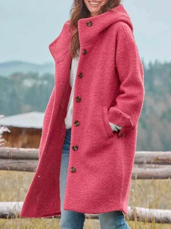 Leona – Chic Longline Winter Coat