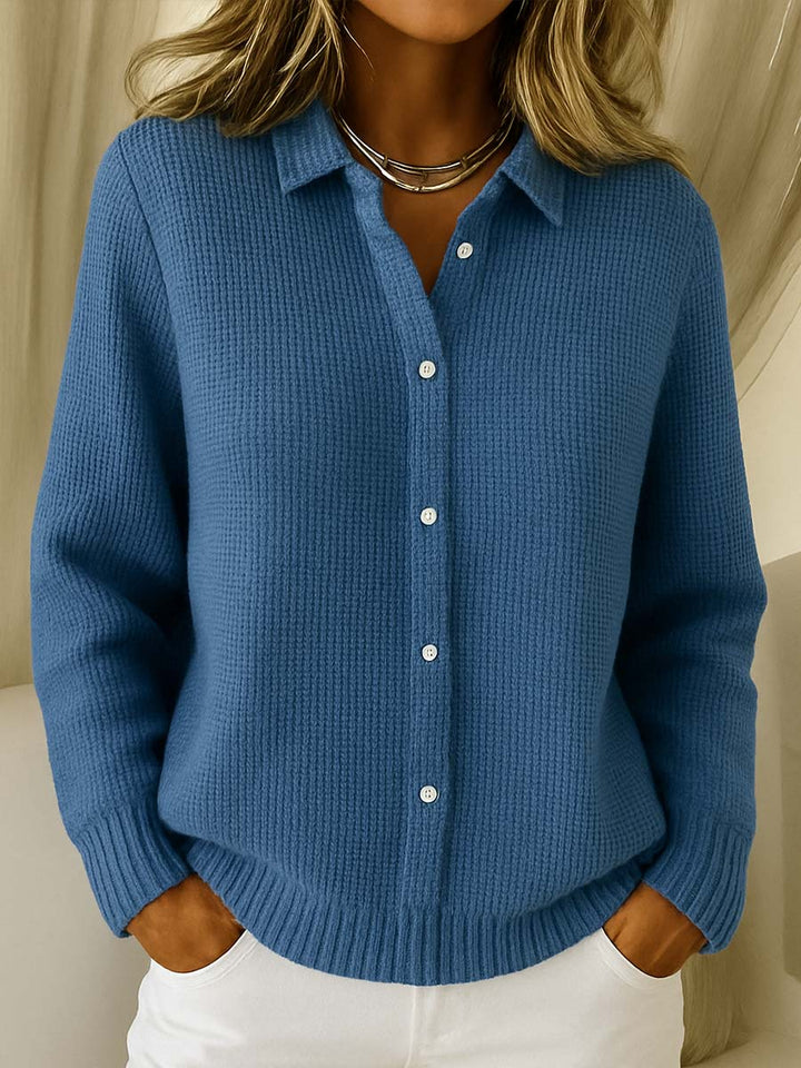 Marisse - Button-Up Knit Cardigan