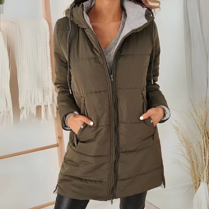 Chasie - Casual Hooded Puffer Down Jacket