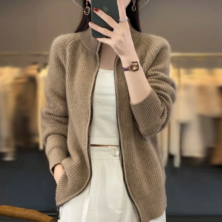 Moira – Warm Zip Cardigan