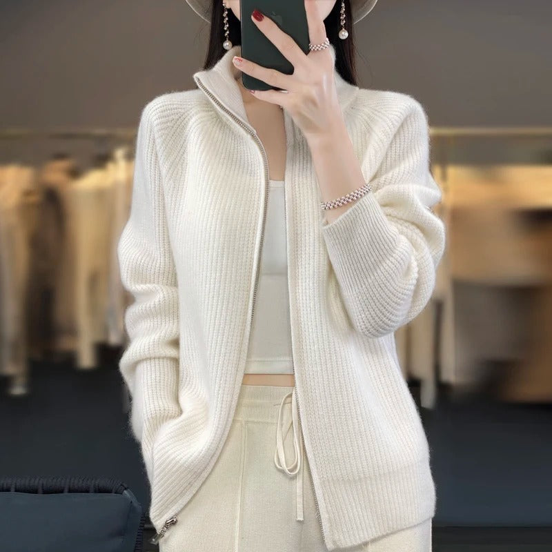 Moira – Warm Zip Cardigan