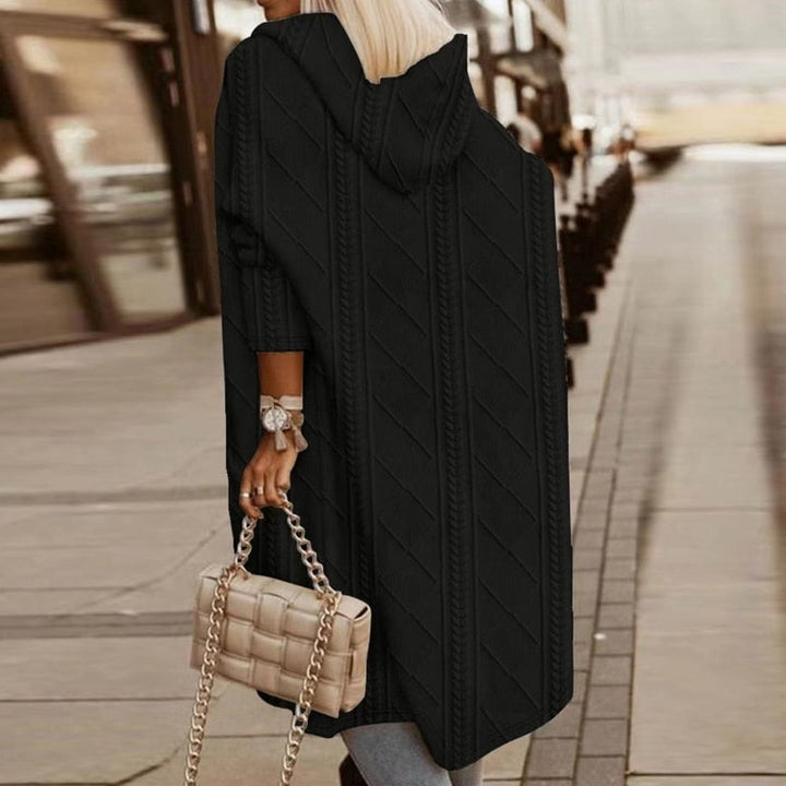 Mara – Elegant Hooded Cardigan
